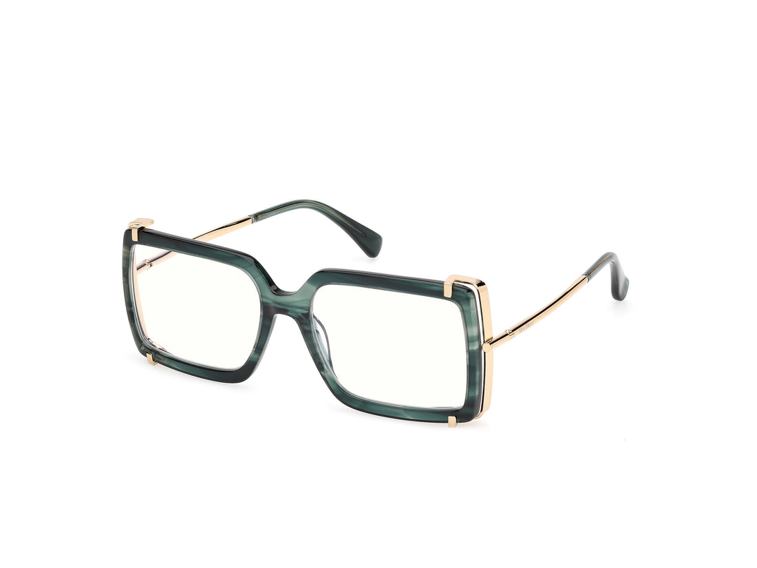 Prescription glasses maxmara mm5155-b 098 rectangular femenino size 55mm - Main view