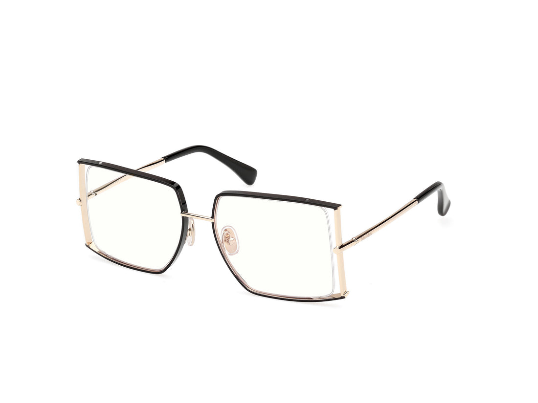 Prescription glasses maxmara mm5156-b 001 rectangular femenino size 56mm - Main view