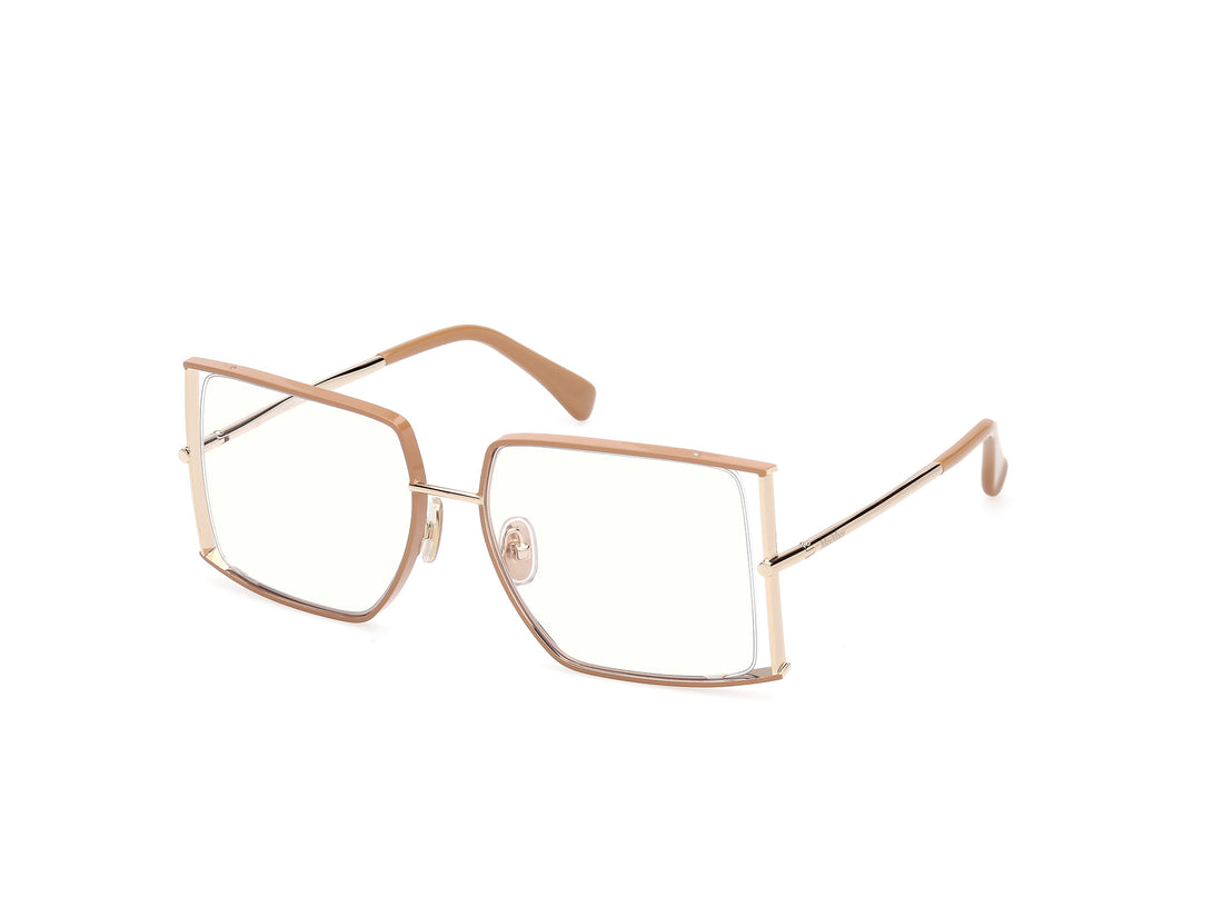 Prescription glasses maxmara mm5156-b 047 rectangular femenino size 56mm - Main view
