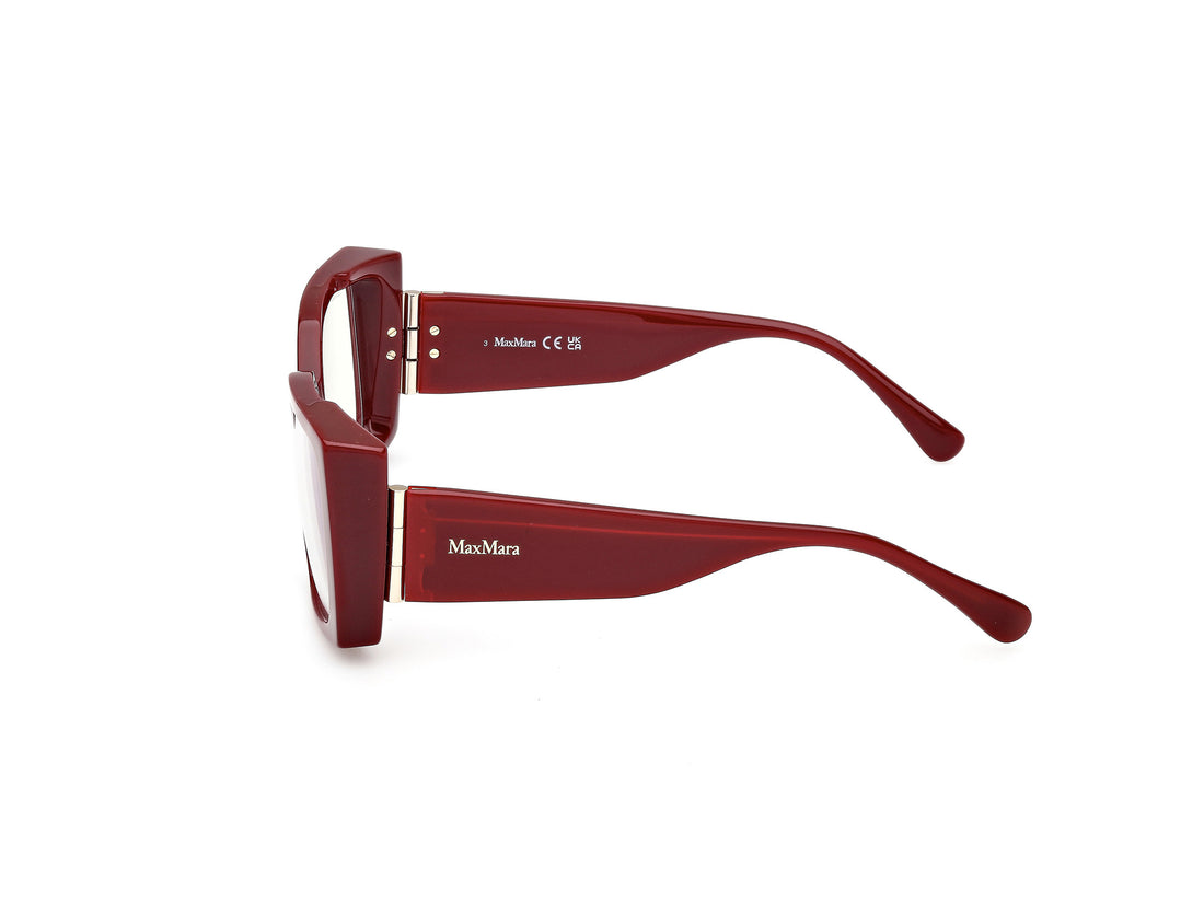 Brillen maxmara mm5173-b 069 burdeos rectangular femenino größe 55mm - Detailansicht