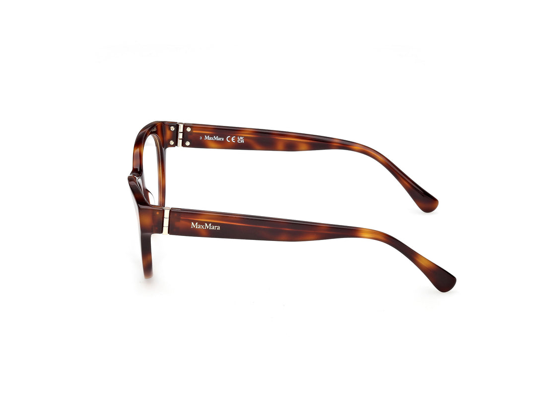 Brillen maxmara mm5205 052 havana round femenino größe 52mm - Detailansicht