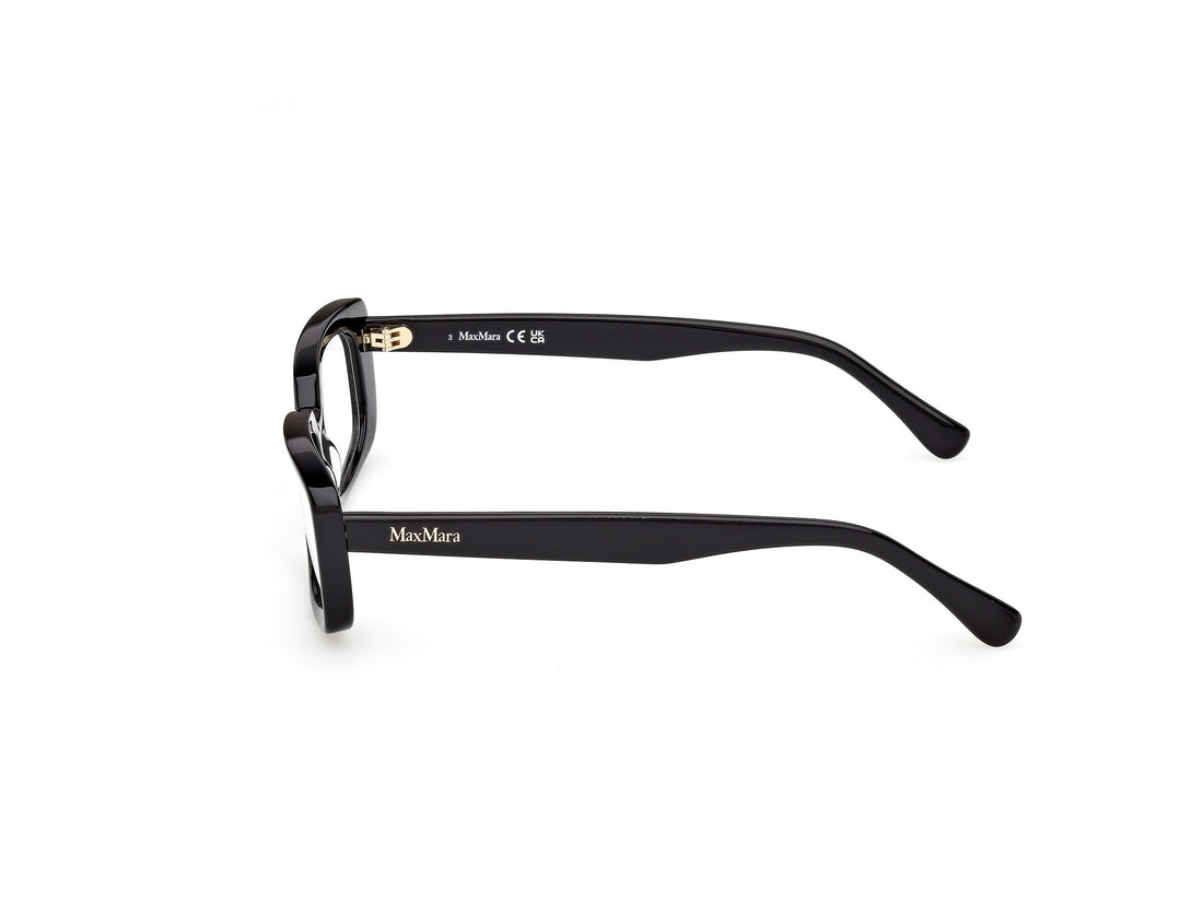 Occhiali da vista maxmara mm5209 001 negro rectangular femenino taglia 52mm - Vista dettagliata