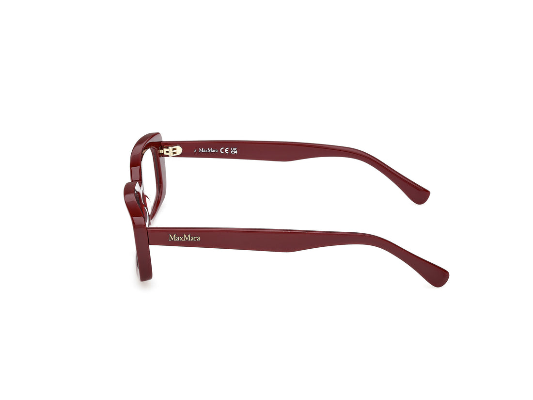 Occhiali da vista maxmara mm5209 069 burdeos rectangular femenino taglia 52mm - Vista dettagliata