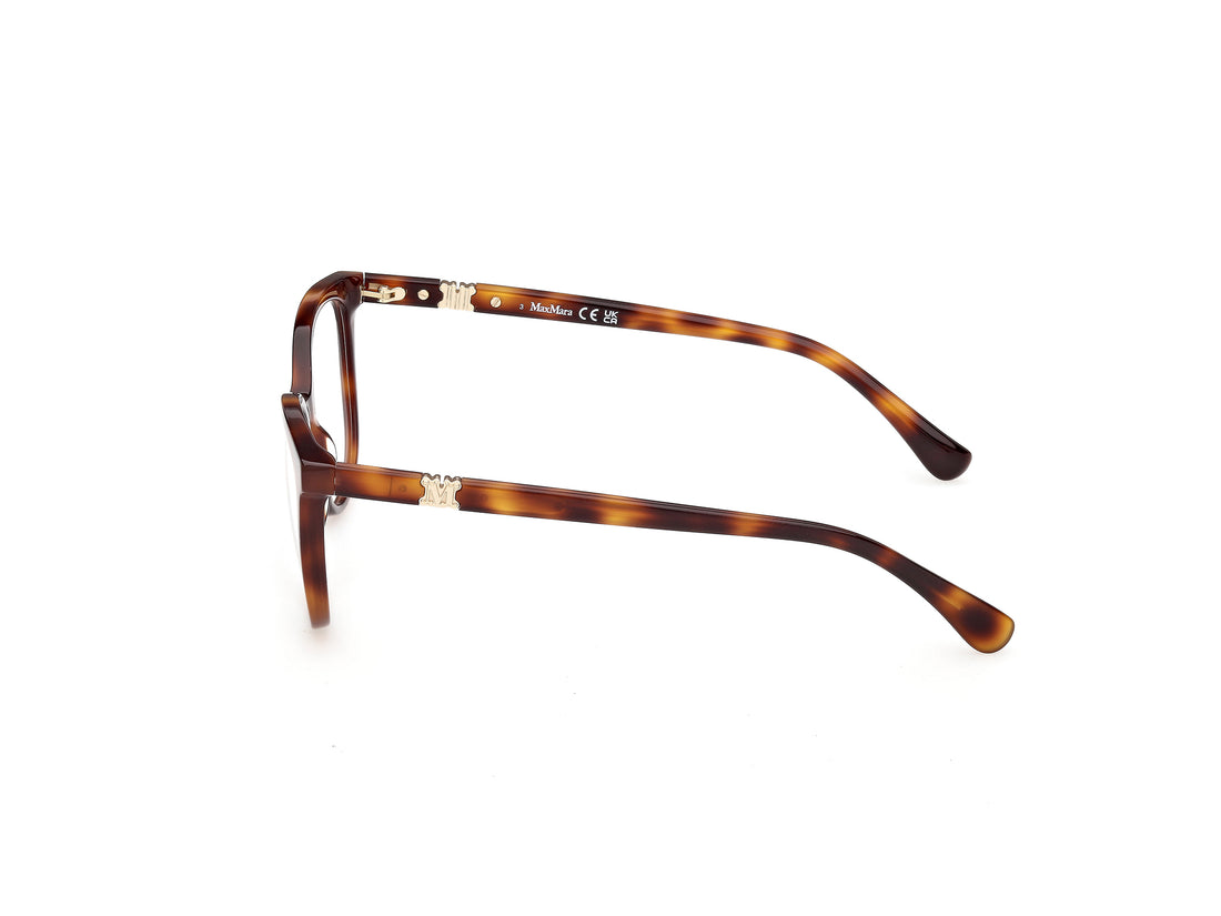 Brillen maxmara mm5238 052 havana round femenino größe 52mm - Detailansicht