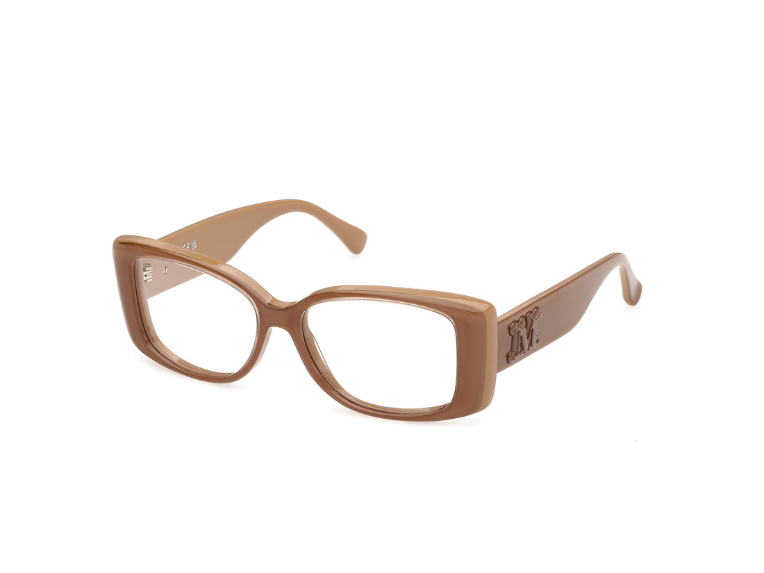 Briller maxmara mm5250 046 marron rectangular femenino størrelse 54mm - Hovedvisning
