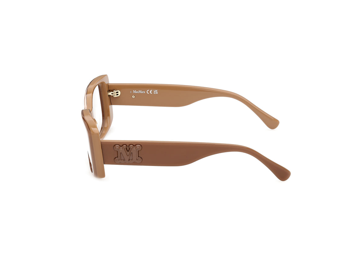 Briller maxmara mm5250 046 marron rectangular femenino størrelse 54mm - Detaljeret visning