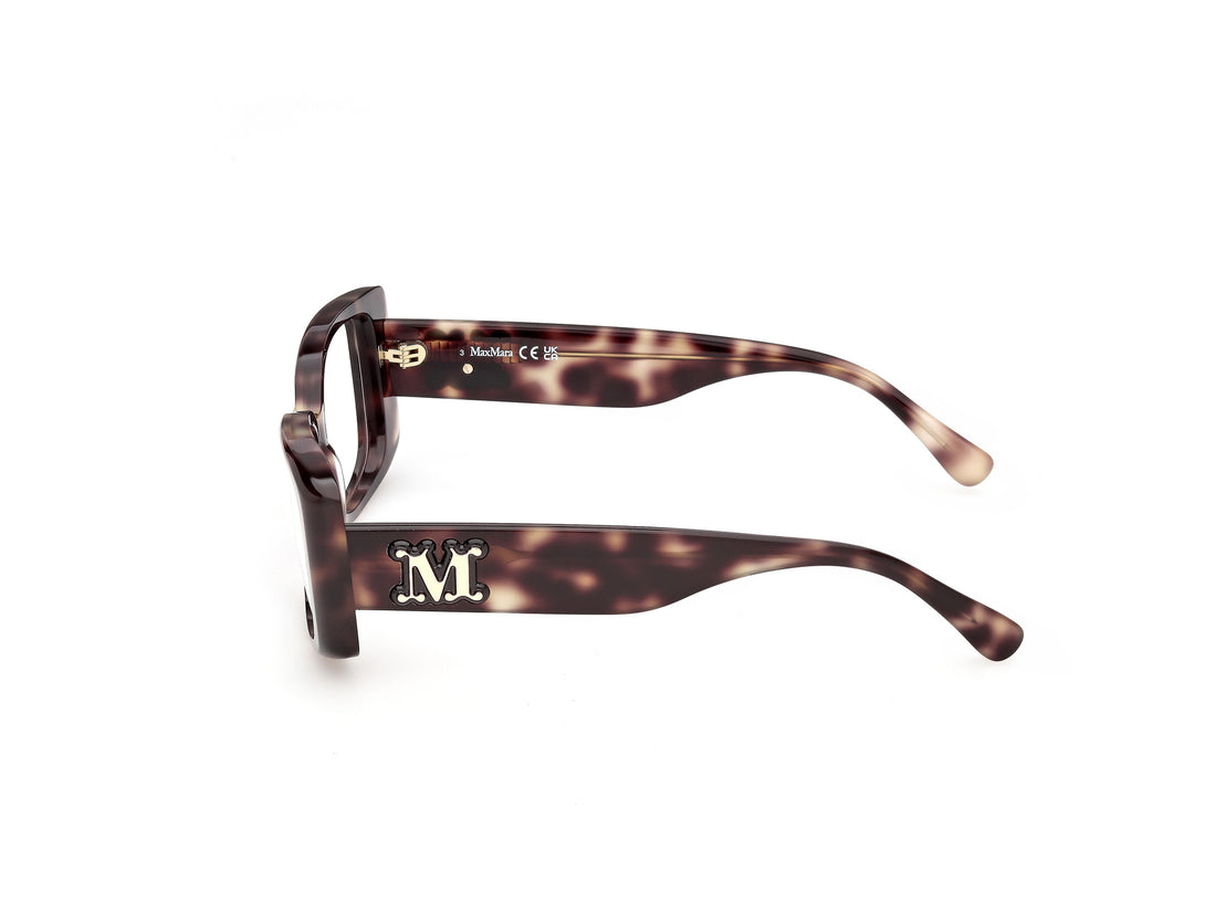 Briller maxmara mm5250 052 havana rectangular femenino størrelse 54mm - Detaljeret visning