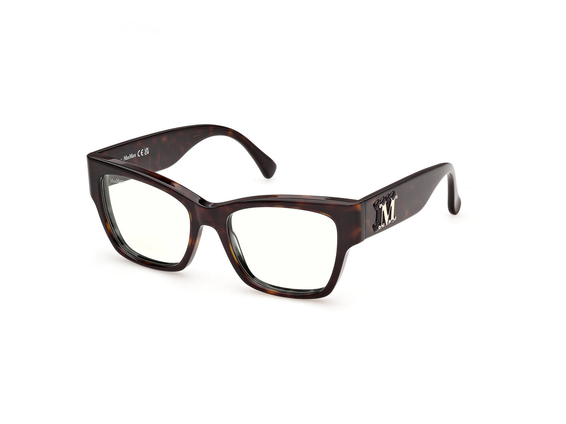 Briller maxmara mm5251-b 052 havana square femenino størrelse 52mm - Hovedvisning