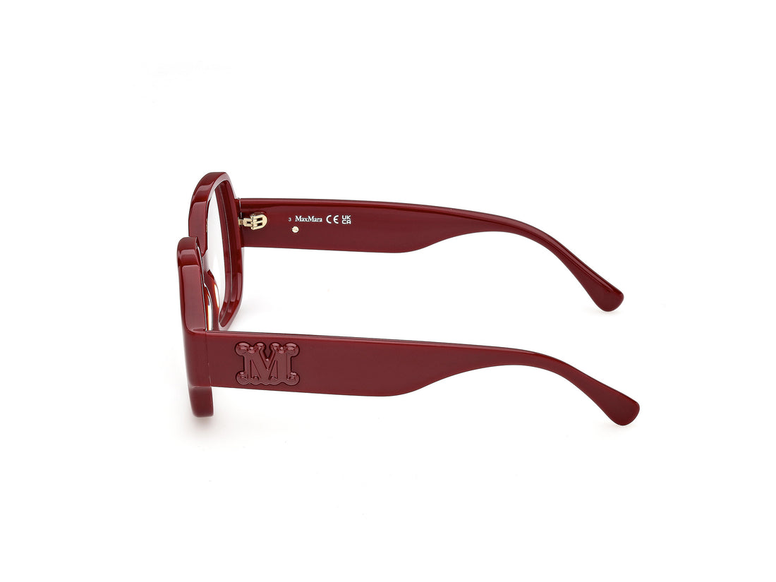 Briller maxmara mm5252 069 rojo geometric femenino størrelse 54mm - Detaljeret visning