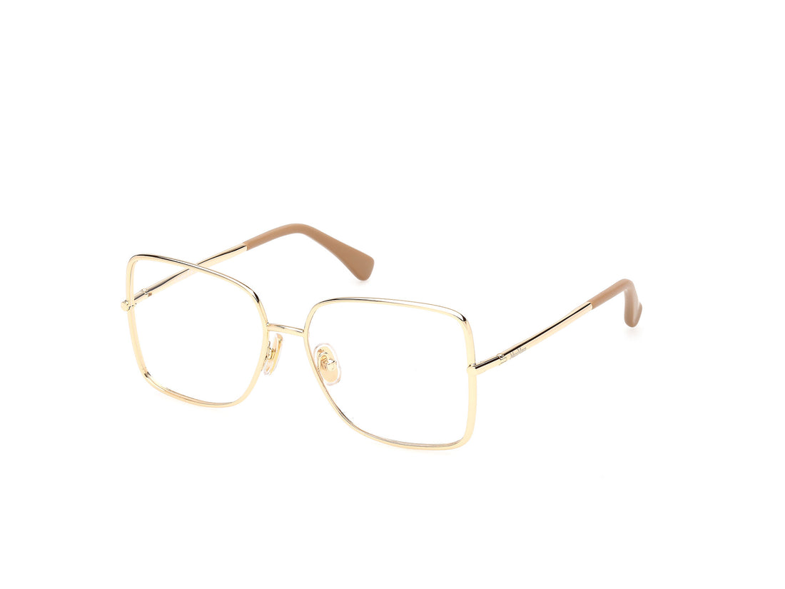 Briller maxmara mm5257 030 dorado square femenino størrelse 54mm - Hovedvisning
