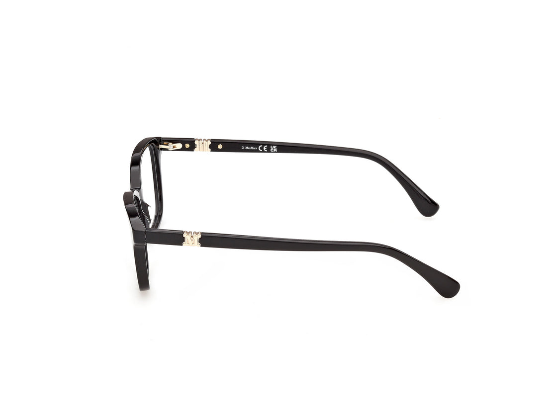 Okulary korekcyjne maxmara mm5261 001 negro square femenino rozmiar 55mm - Widok szczegółowy