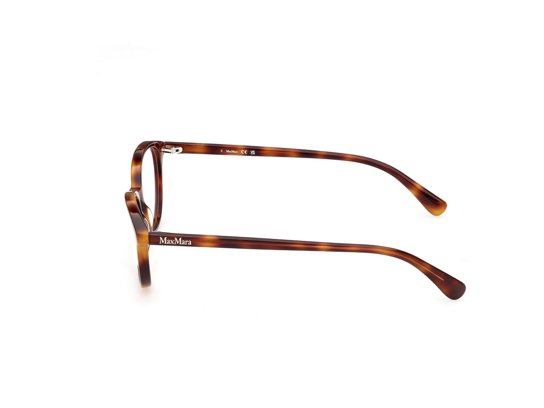 Briller maxmara mm5265 052 havana round femenino størrelse 54mm - Detaljeret visning