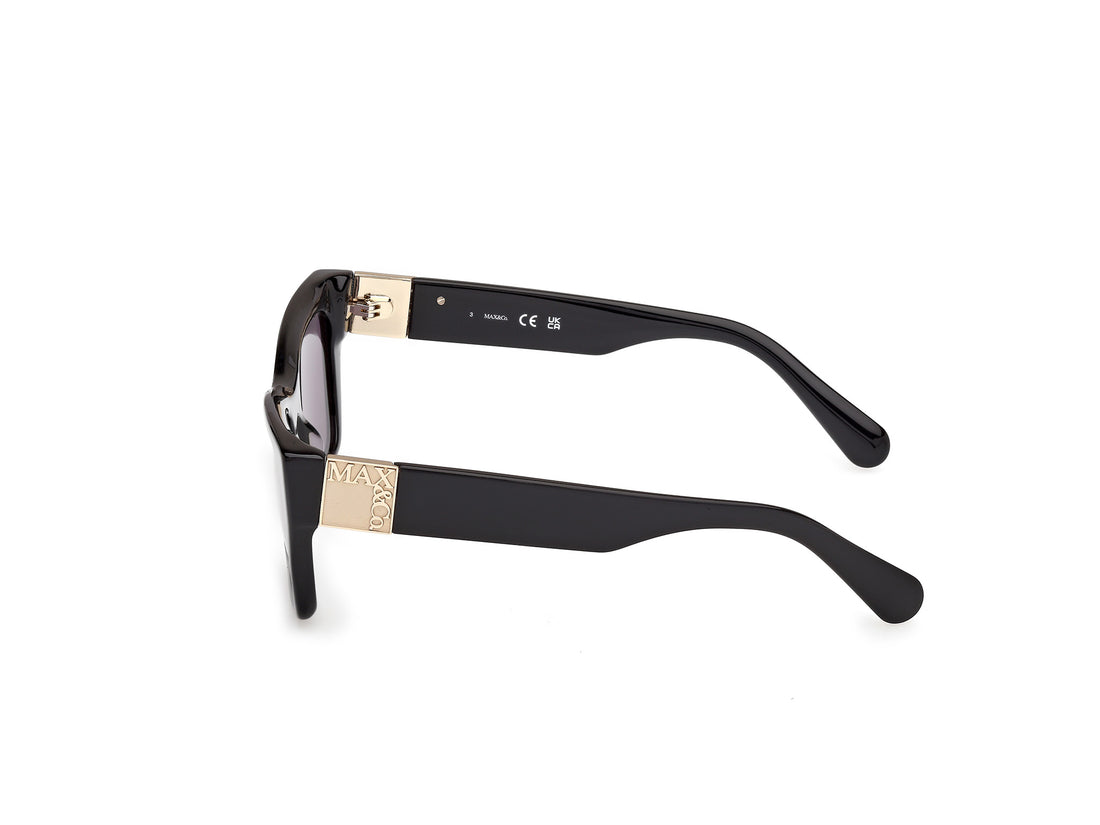 Occhiali da sole max &co mo0124 01a negro cat eye femenino taglia 53mm - Vista dettagliata