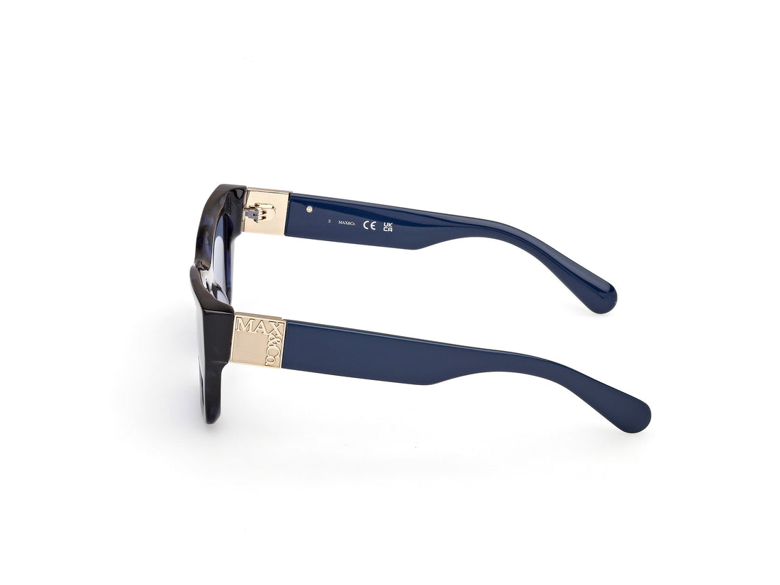 Sunglasses max &co mo0124 55v havana cat eye femenino size 53mm - Detailed view