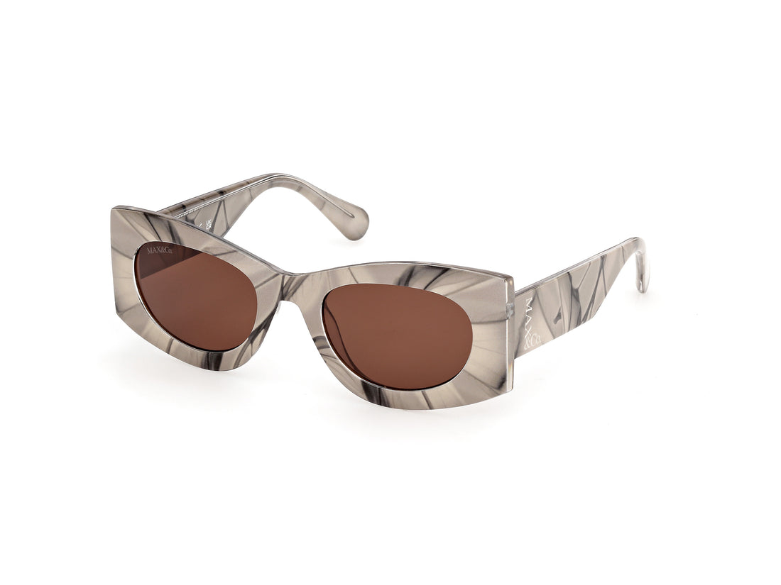 Gafas de sol max &co mo0131 57e beige geometric femenino talla 52mm - Vista principal