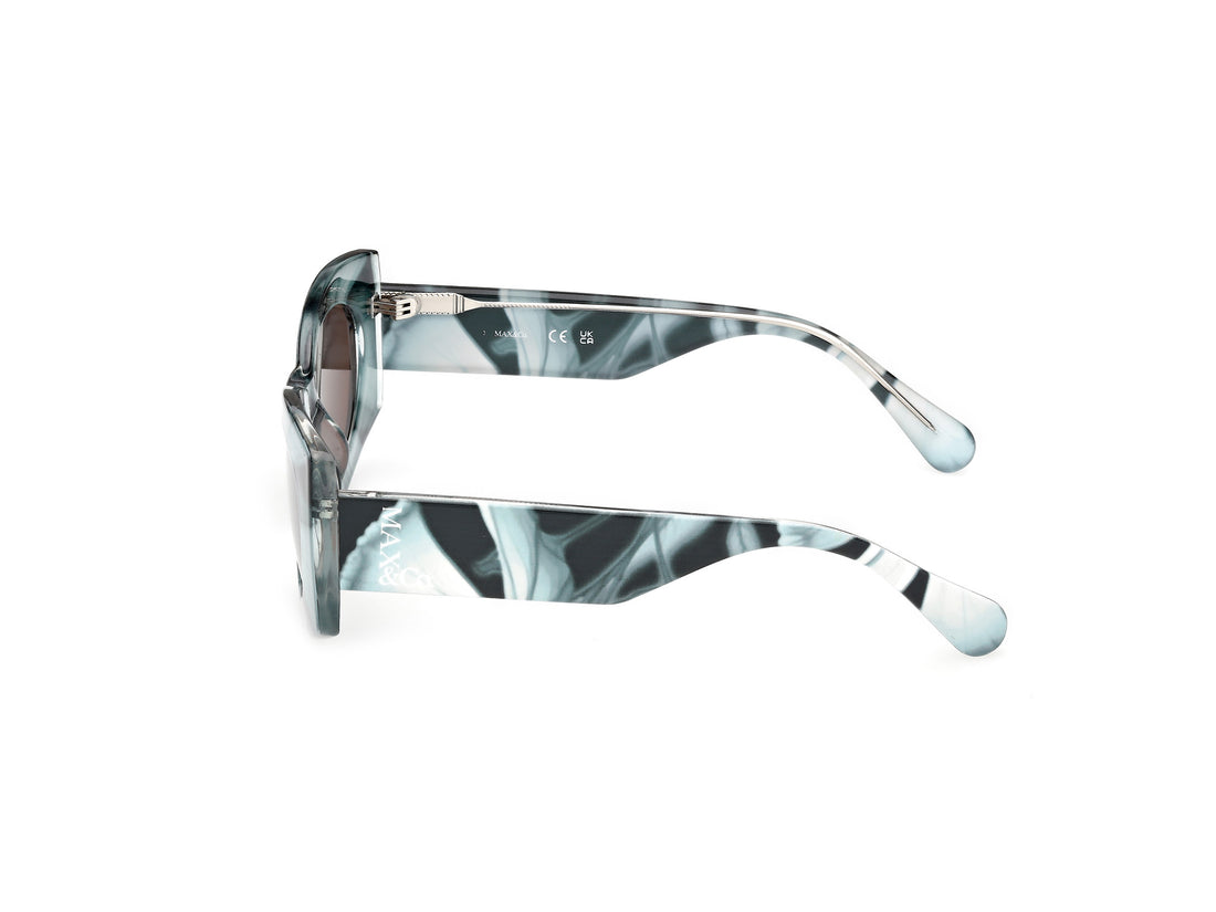 Gafas de sol max &co mo0131 93e verde geometric femenino talla 52mm - Vista de detalle