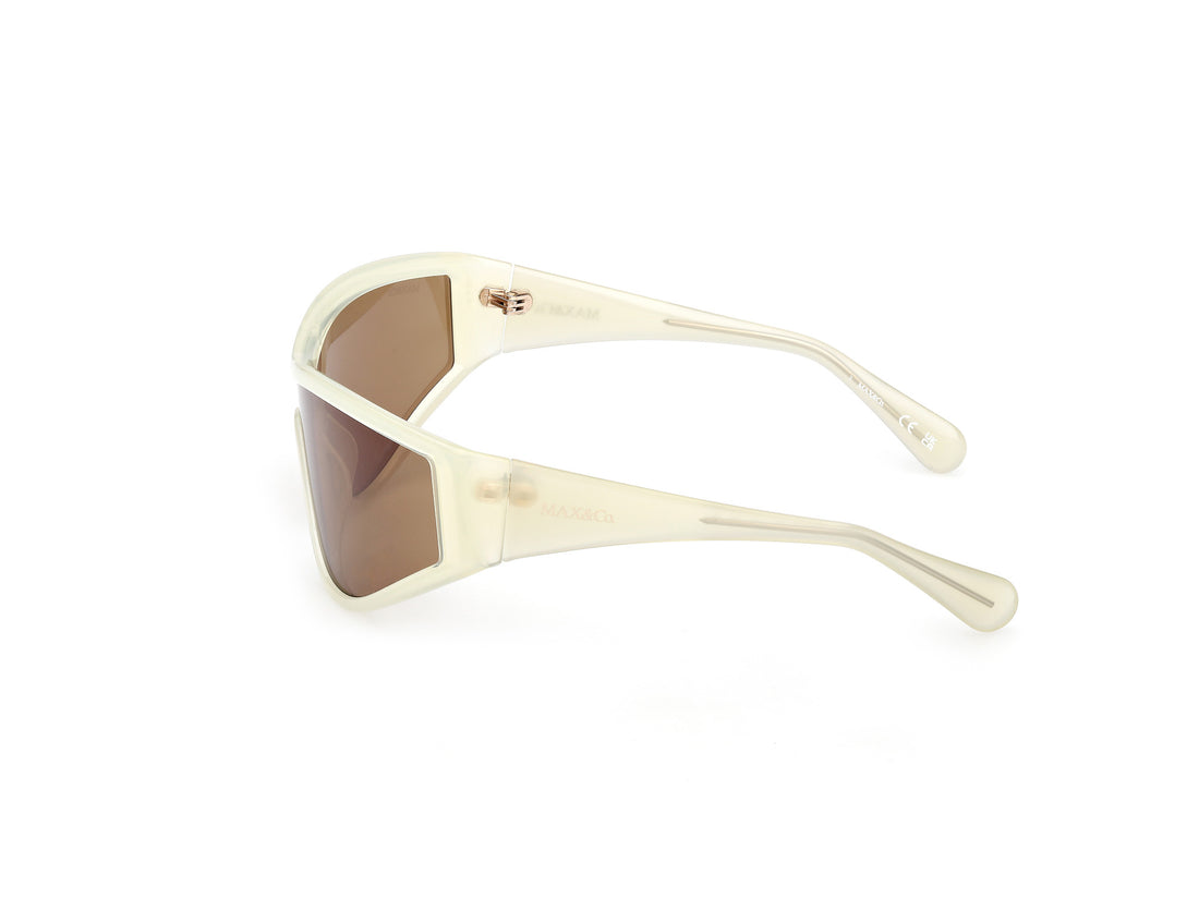 Gafas de sol max &co mo0137 39j amarillo shield femenino talla 0mm - Vista de detalle