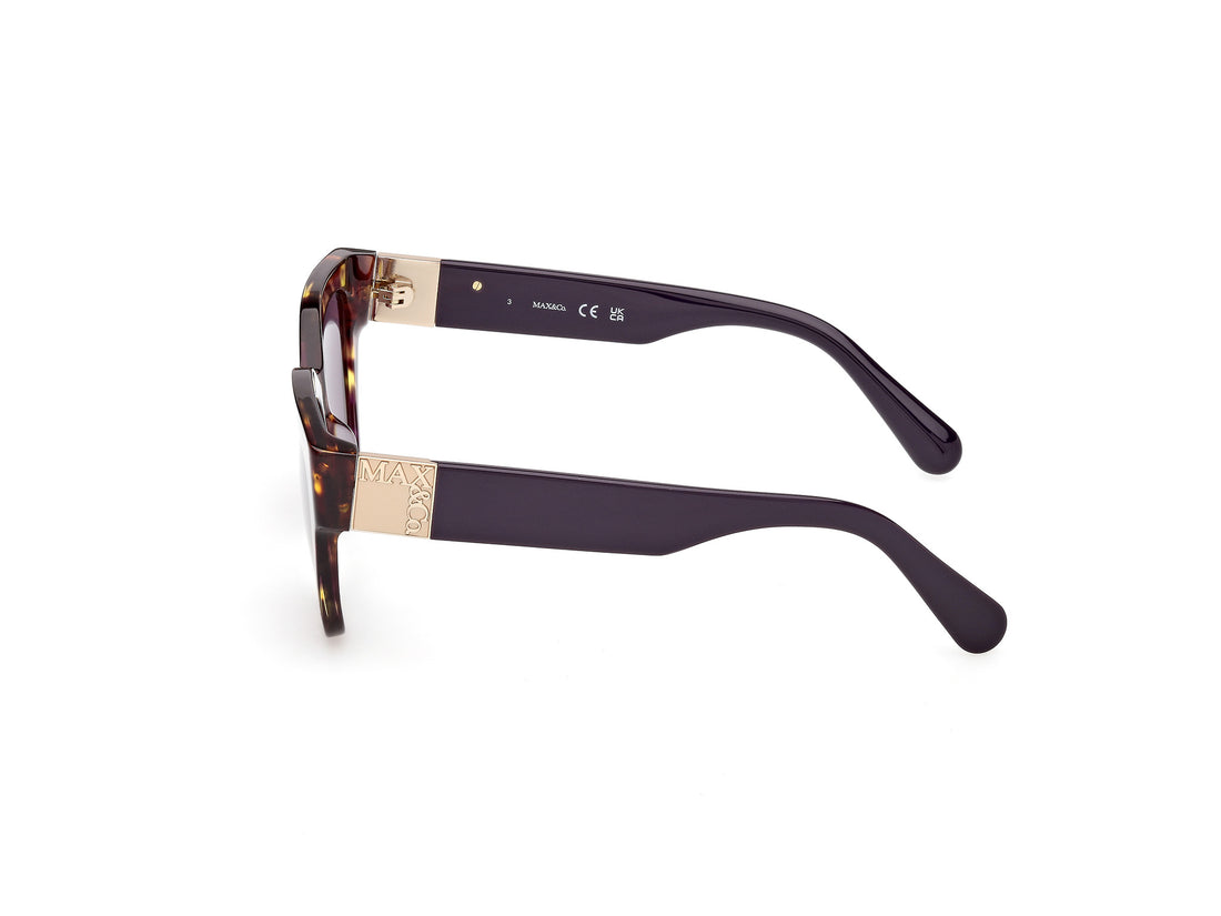 Gafas de sol max &co mo0138 56y havana rectangular femenino talla 52mm - Vista de detalle