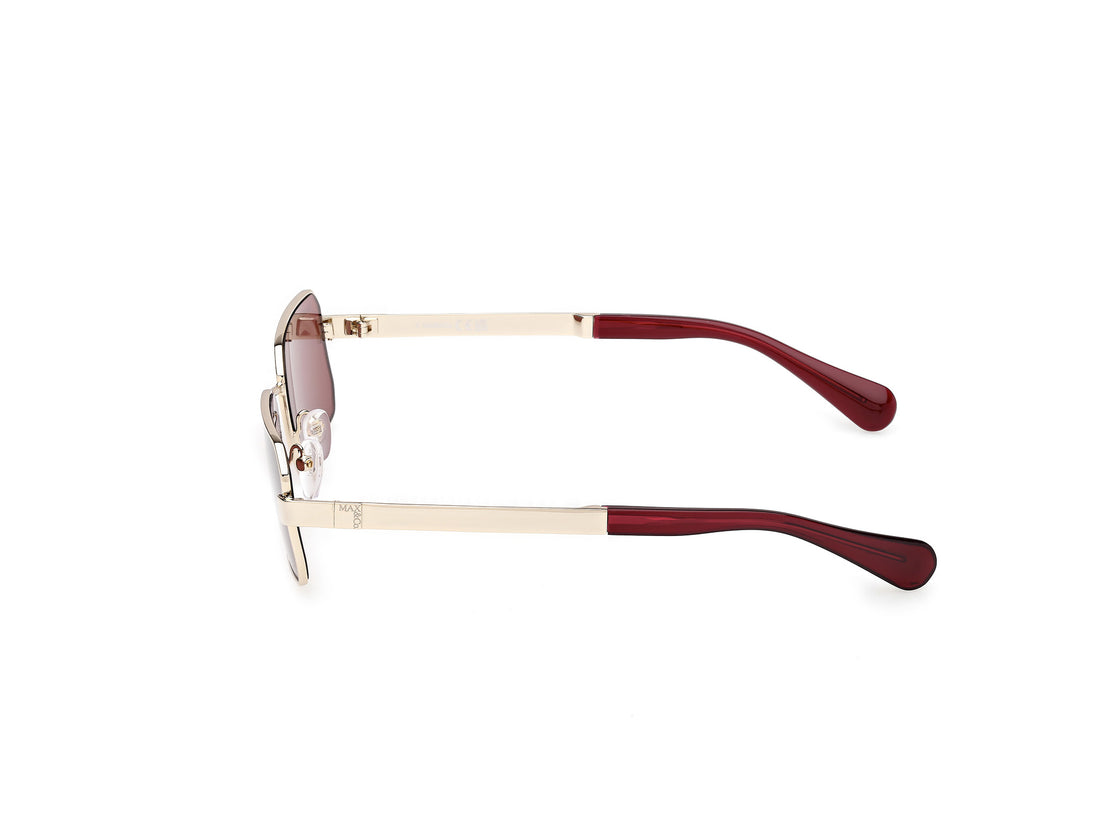 Gafas de sol max &co mo0140 32s dorado rectangular femenino talla 53mm - Vista de detalle