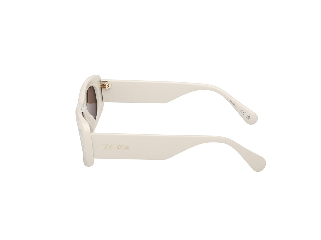 Gafas de sol max &co mo0142 25e beige rectangular femenino talla 53mm - Vista de detalle