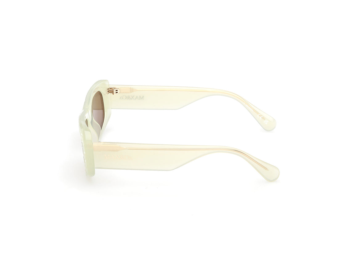 Gafas de sol max &co mo0142 39j amarillo rectangular femenino talla 53mm - Vista de detalle