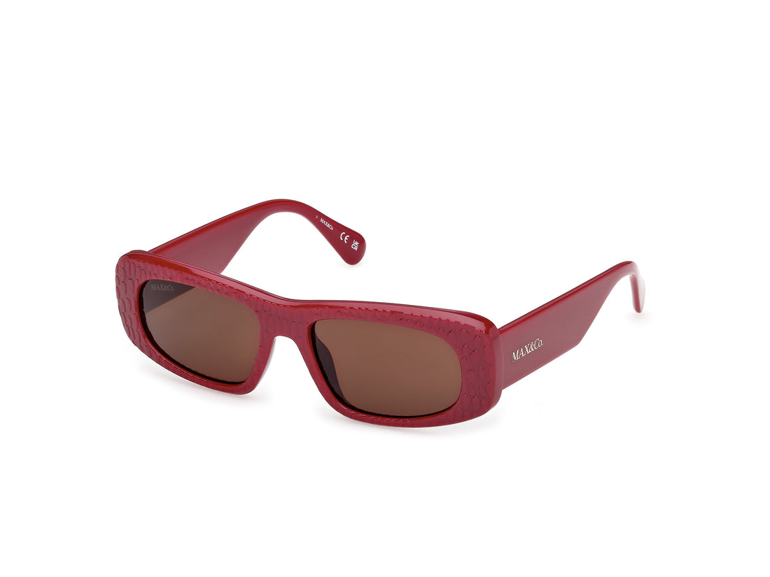 Gafas de sol max &co mo0142 69e burdeos rectangular femenino talla 53mm - Vista principal