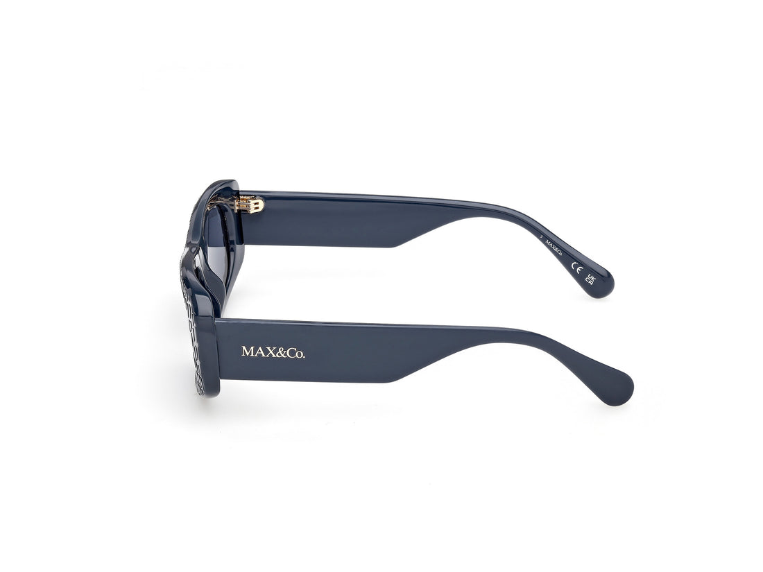 Gafas de sol max &co mo0142 90v azul rectangular femenino talla 53mm - Vista de detalle