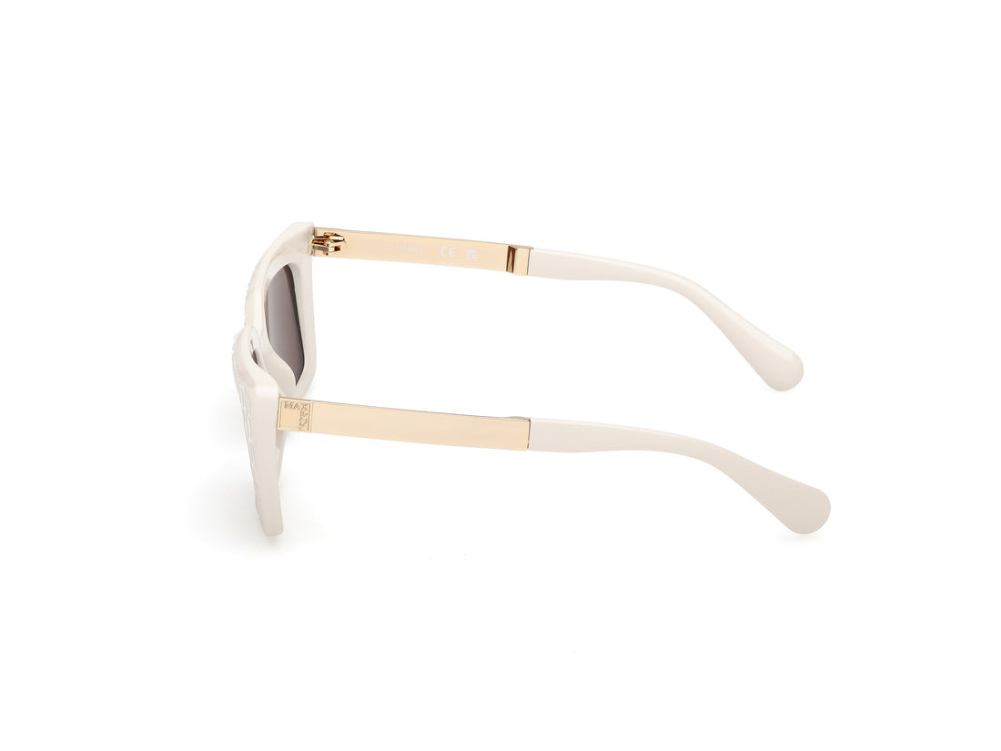 Gafas de sol max &co mo0143 25e beige square femenino talla 52mm - Vista de detalle