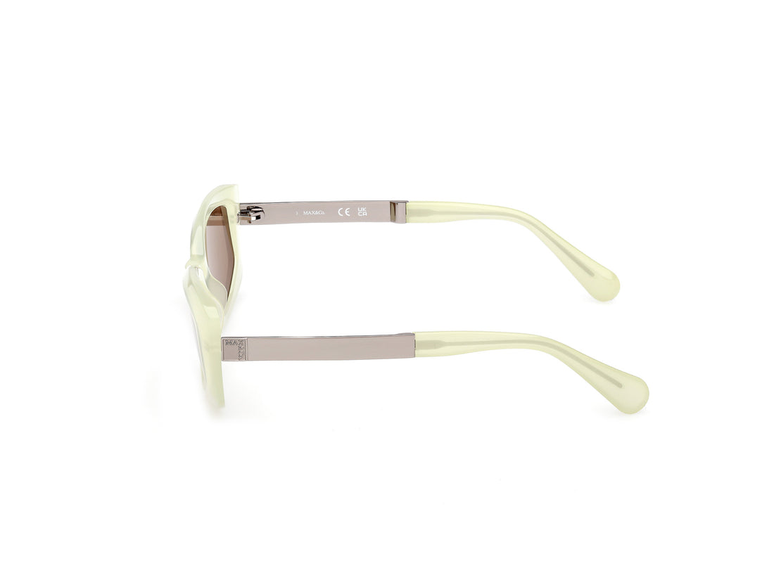 Gafas de sol max &co mo0144 39j amarillo rectangular femenino talla 55mm - Vista de detalle