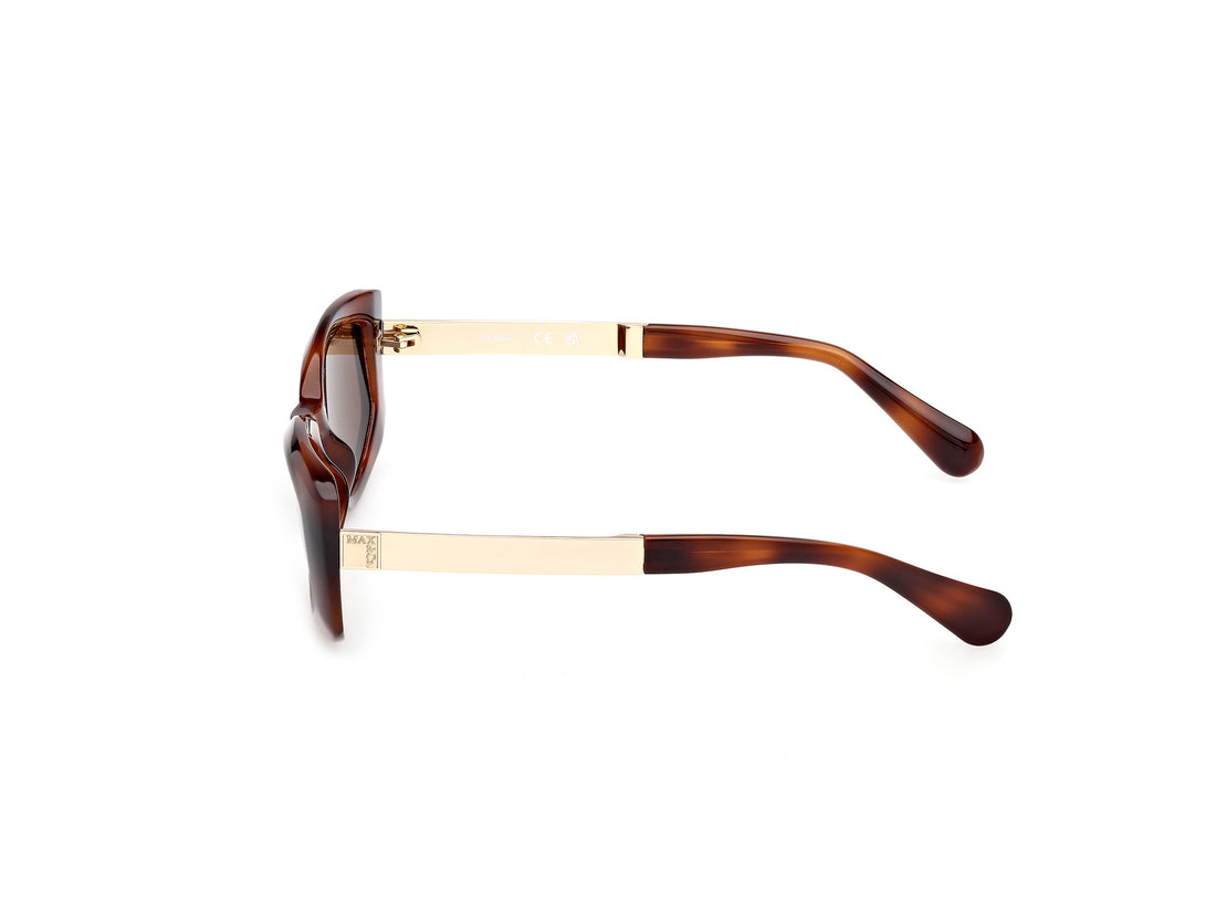 Gafas de sol max &co mo0144 52e havana rectangular femenino talla 55mm - Vista de detalle