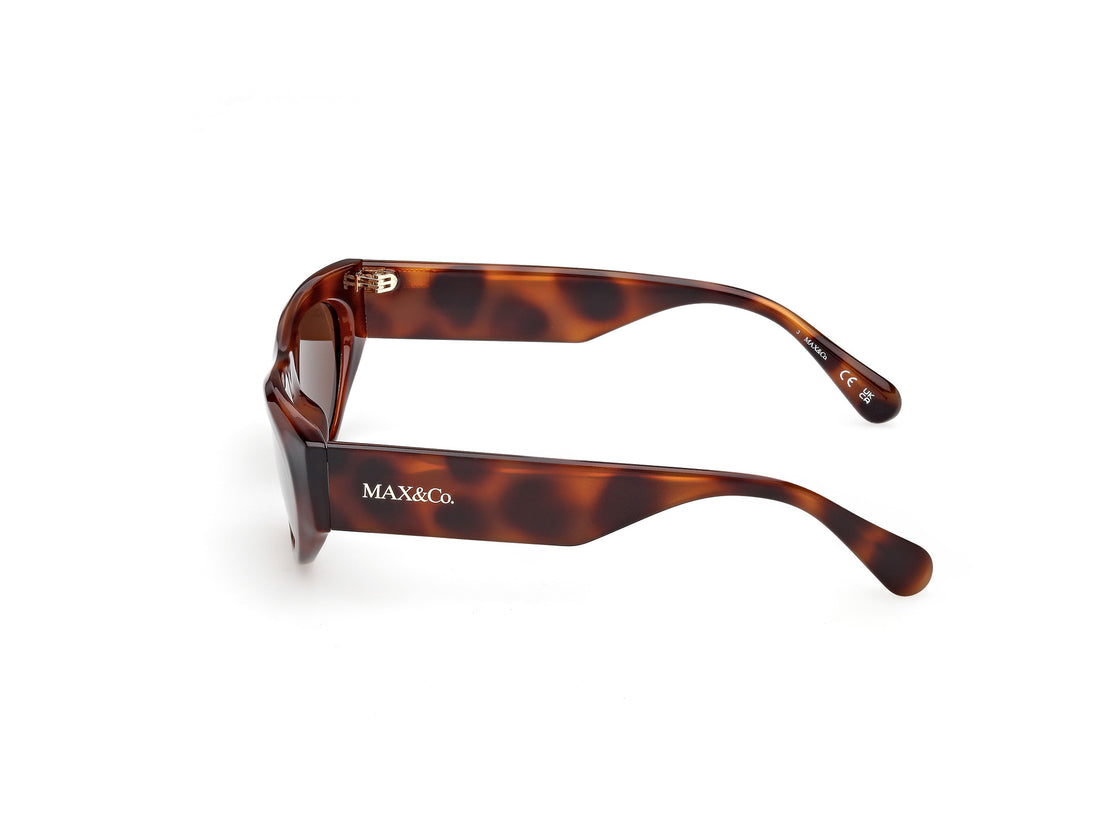 Gafas de sol max &co mo0147 52e havana cat eye femenino talla 53mm - Vista de detalle