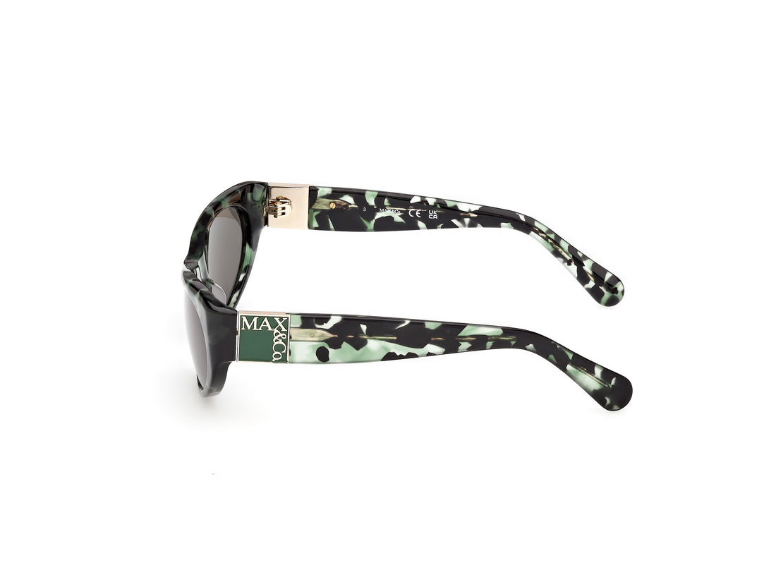 Gafas de sol max &co mo0151 55n havana cat eye femenino talla 55mm - Vista de detalle