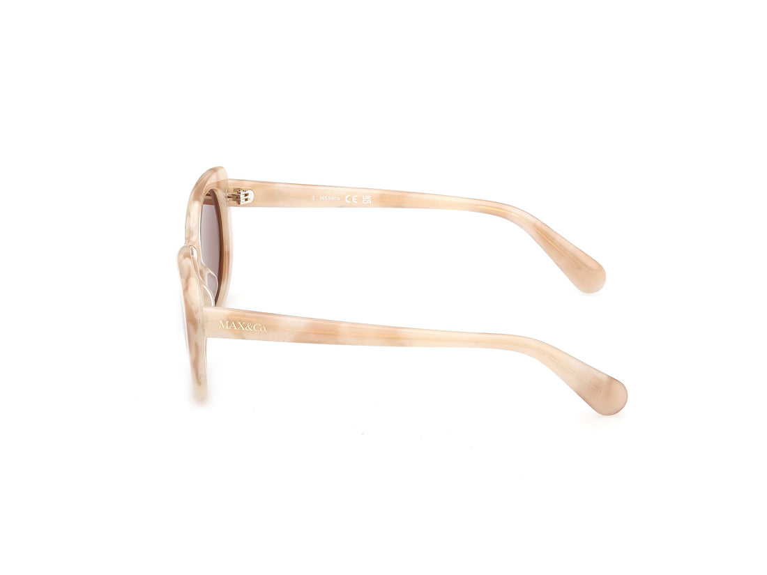 Occhiali da sole max &co mo0155 59e beige butterfly femenino taglia 54mm - Vista dettagliata
