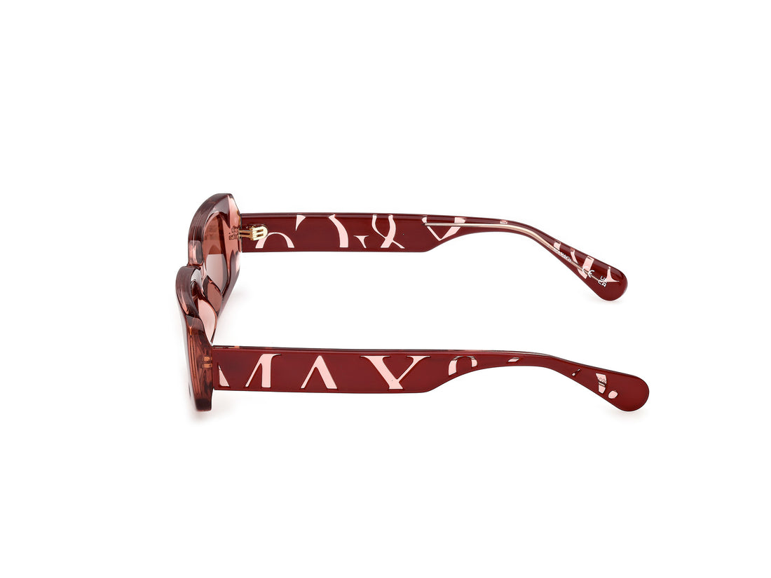 Lunettes de soleil max &co mo0156 66e rojo rectangular femenino taille 50mm - Vue détaillée
