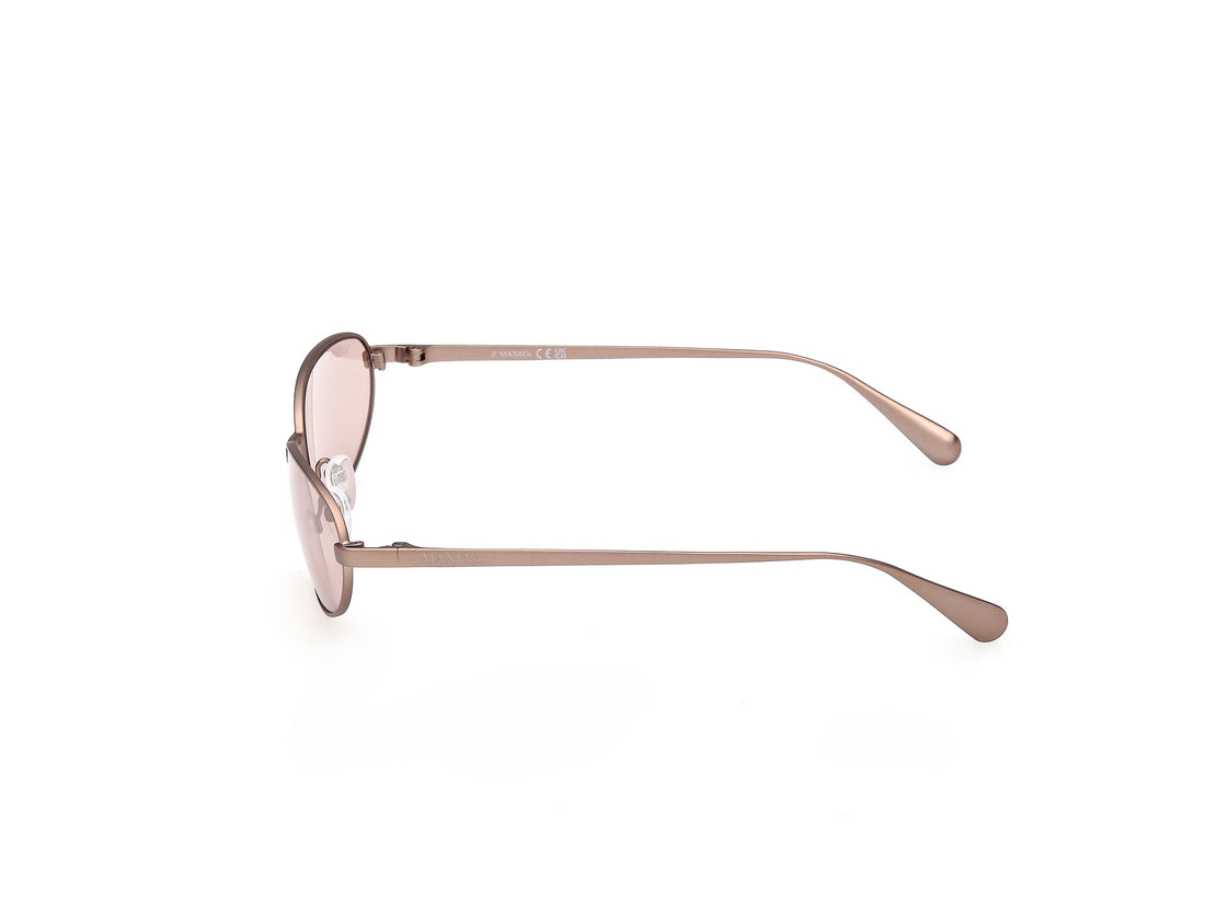 Lunettes de soleil max &co mo0160 35e bronce oval femenino taille 56mm - Vue détaillée