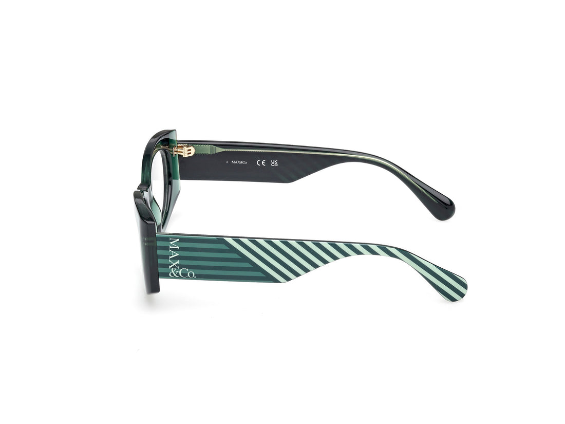 Occhiali da vista max &co mo5184 093 verde geometric femenino taglia 51mm - Vista dettagliata