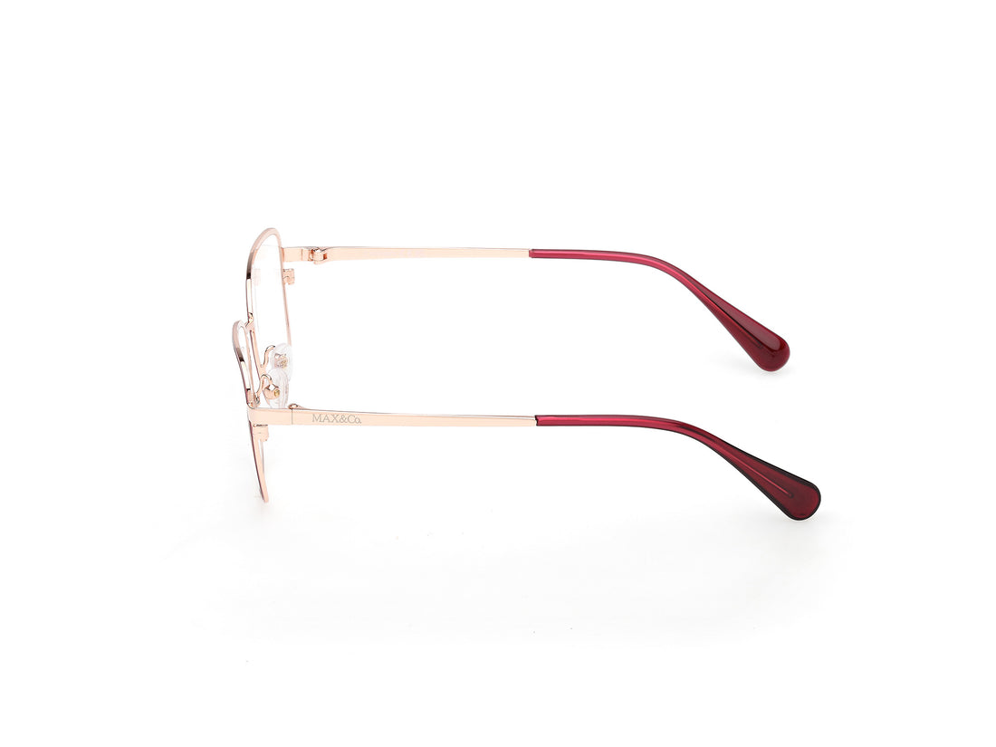 Gafas graduadas max &co mo5197 033 dorado rectangular femenino talla 53mm - Vista de detalle