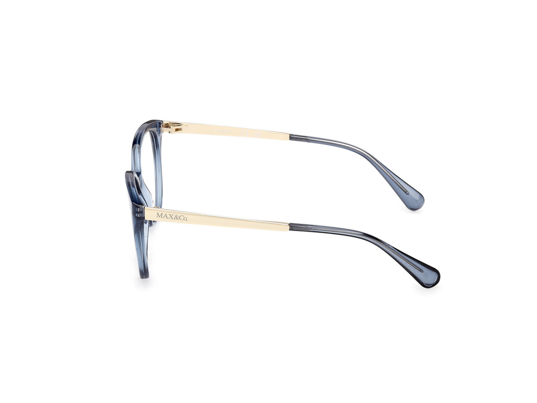 Gafas graduadas max &co mo5200 090 azul round femenino talla 53mm - Vista de detalle