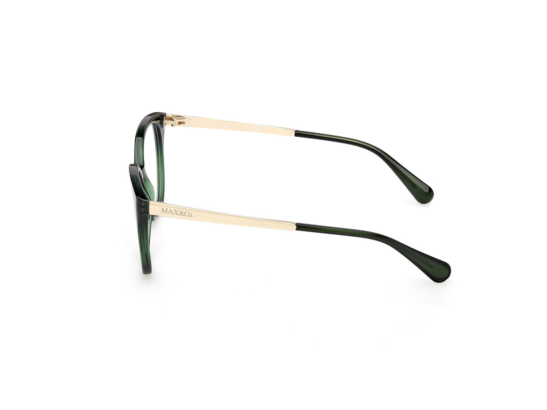 Gafas graduadas max &co mo5200 096 verde round femenino talla 53mm - Vista de detalle
