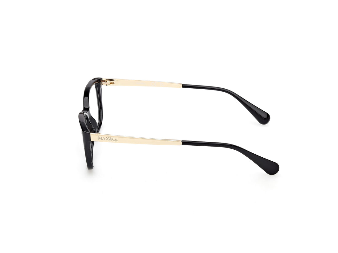 Gafas graduadas max &co mo5201 001 negro rectangular femenino talla 54mm - Vista de detalle
