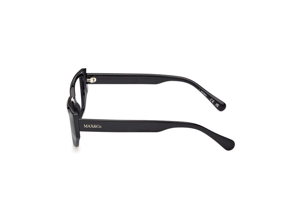 Prescription glasses max &co mo5207 001 negro geometric femenino size 52mm - Detailed view