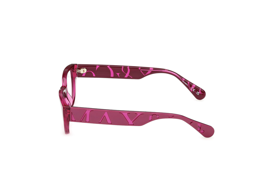 Occhiali da vista max &co mo5224 075 rosa round femenino taglia 53mm - Vista dettagliata