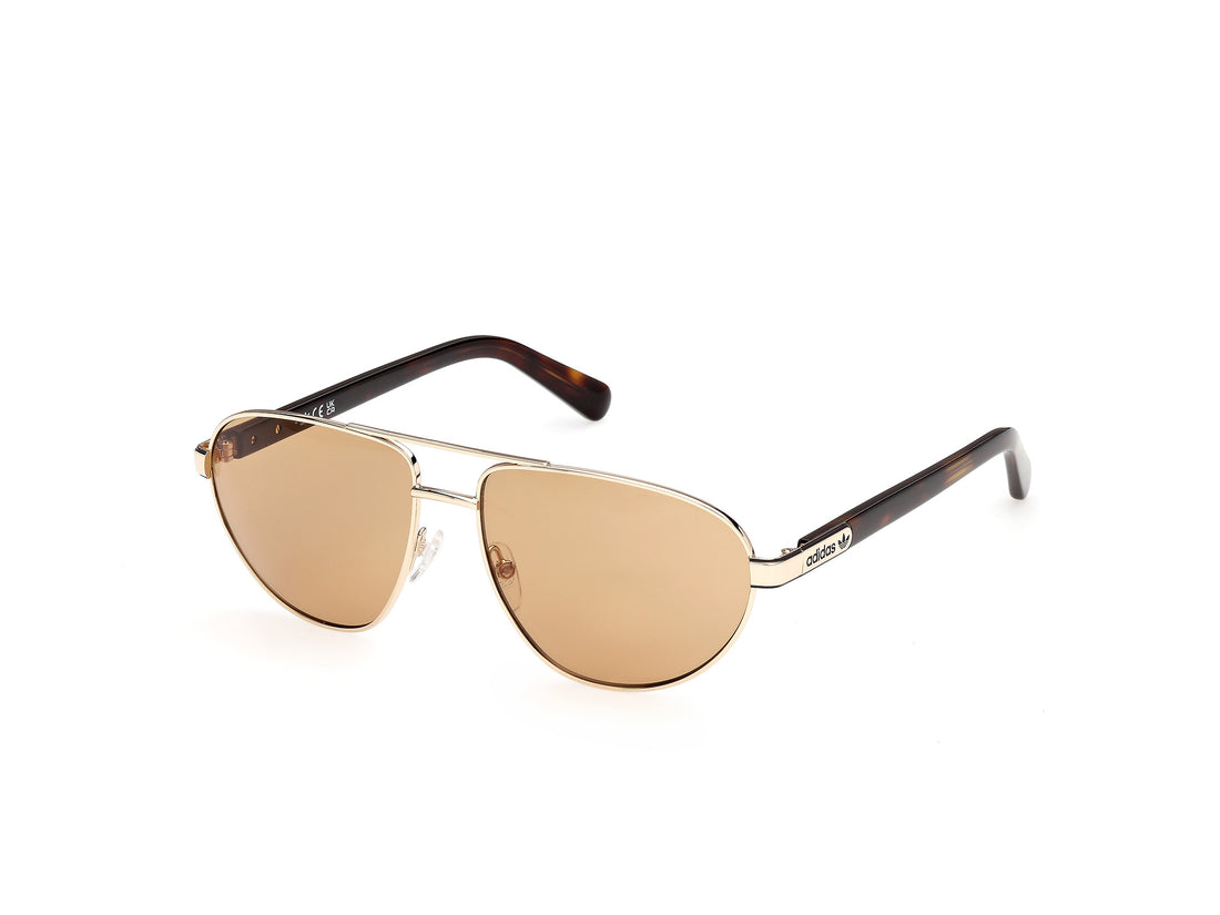 Gafas de sol adidas originals or0148 32e dorado pilot unisex talla 58mm - Vista principal