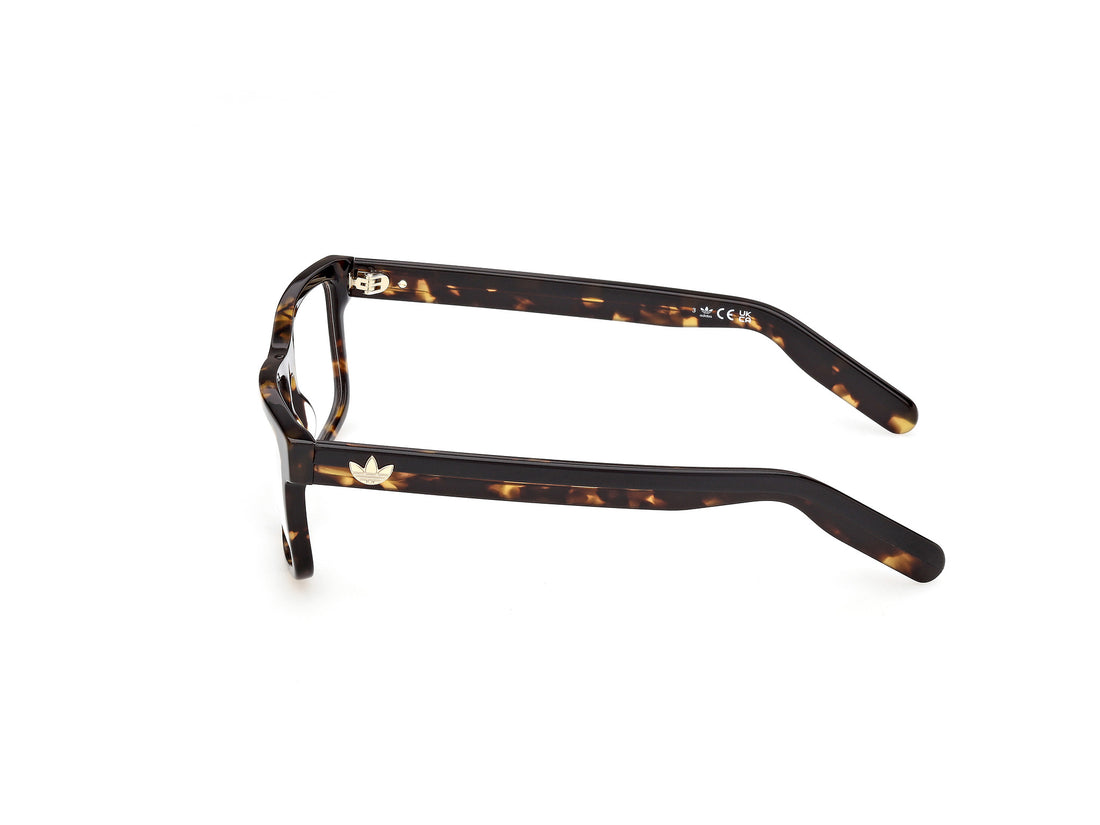 Óculos graduados adidas originals or5125 052 havana round unisex tamanho 55mm - Vista de detalhe