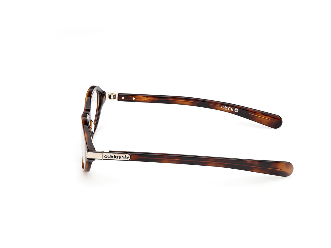 Óculos graduados adidas originals or5129 052 havana oval femenino tamanho 54mm - Vista de detalhe