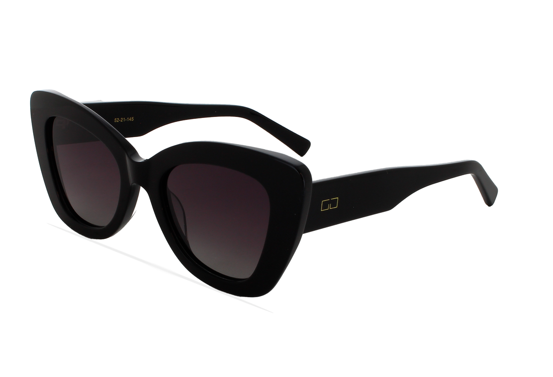 Okulary przeciwsłoneczne greyhounders oia black negro cat eye femenino rozmiar 52mm - Widok główny