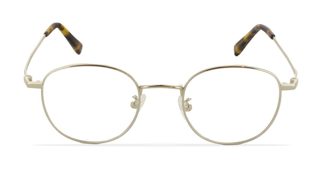 Óculos graduados greyhounders oliver silver plateado round unisex tamanho 46mm - Vista de detalhe