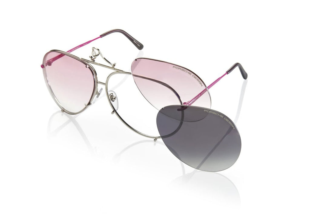 Sonnenbrillen porsche design p8478 k157 plateado aviator unisex größe 66mm - Hauptansicht