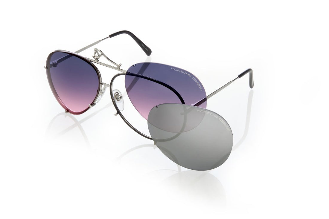 Sonnenbrillen porsche design porsche p8478 m titanio aviator unisex größe 63mm - Hauptansicht