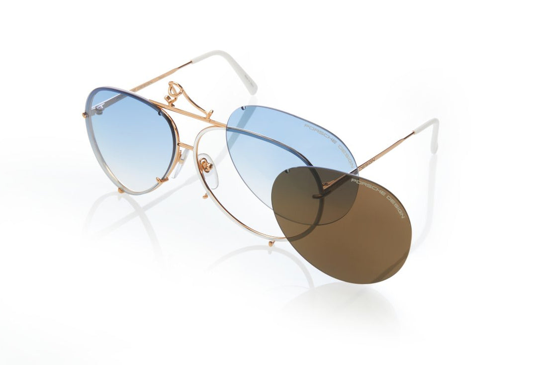 Sonnenbrillen porsche design porsche p8478 w dorado aviator unisex größe 66mm - Hauptansicht